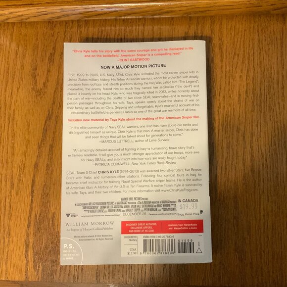 AMERICAN SNIPER by CHRIS KYLE with JIM DeFELICE & SCOTT McEWAN - Picture 2 of 3